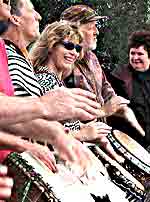 Image - Rhythm Centre - Village drum circle group