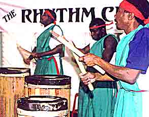 Image - Burundi drummers - traditional African group 