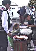 Image - children drumming at Rhythm Centre Village Drum Circle