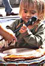 Image - child with drum and drum sticks