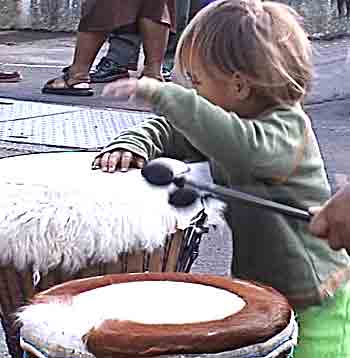 Image - Rhythm Centre - Rhythm in Schools - preschooler drumming